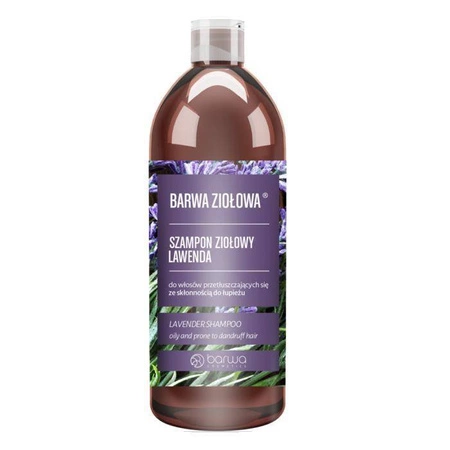 Ziołowa szampon ziołowy do włosów przetłuszczających się ze skłonnością do łupieżu Lawenda 480ml