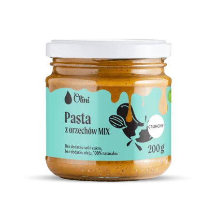 Olini Masło orzechowe mix crunchy 200 ml