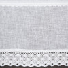 FIRANA GOTOWA LISA NA TAŚMIE 150 X 60 CM BIAŁY