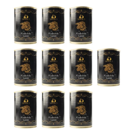 Zestaw 10x MIRALS Knochenbrühe Lamm - bulion kolagenowy z kości jagnięcych (400ml)