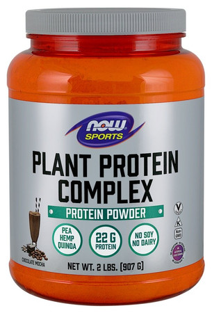 Now Foods Plant Protein Complex odżywka białkowa wegańska 907 smak Chocolate Mocha