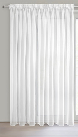 FIRANA GOTOWA LUCY NA TAŚMIE 350 X 250 CM BIAŁY