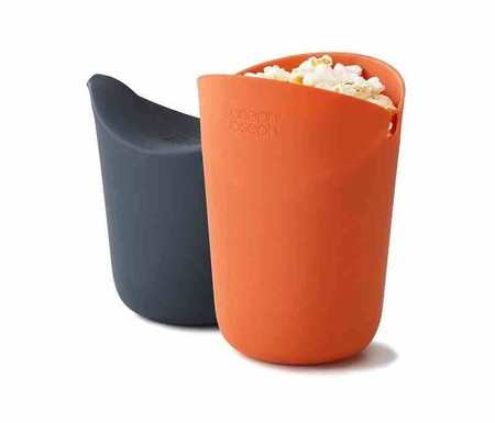 JJ - Zestaw 2 pojemników do popcornu w mikrofali M