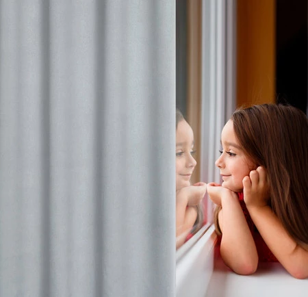 ZASŁONA GOTOWA CARLO 135 X 250 CM SREBRNY