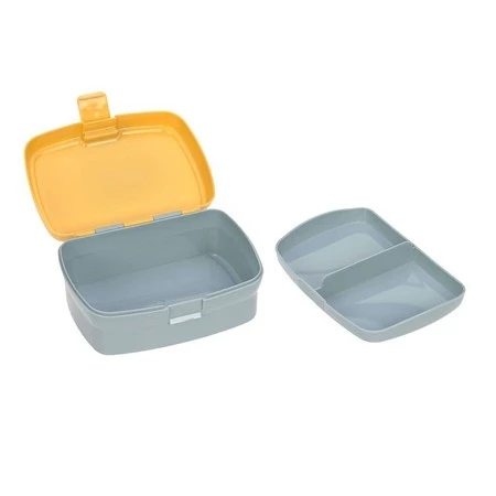 Lassig Zestaw śniadaniowy na lunch Lunchbox + Tritanowa butelka - bidon 460 ml About Friends Lew