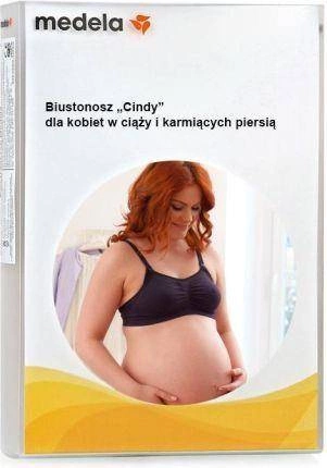 Medela Biustonosz Cindy- czarny / XL Biustonosz dla kobiet w ciąży i karmiących piersią