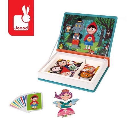 Janod Magnetyczna układanka Świat baśni Magnetibook 3-8 lat