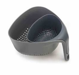 JJ - Zestaw 2 durszlaków Nest™, szary