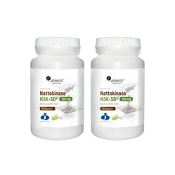 Zestaw 2x Aliness Nattokinase NSK-SD® 100 mg x 60 Vege caps.