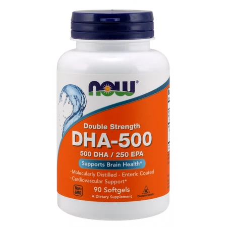 DHA - 500 DHA 250 EPA Kwas dokozaheksaenowy 500 mg (90 kaps.)