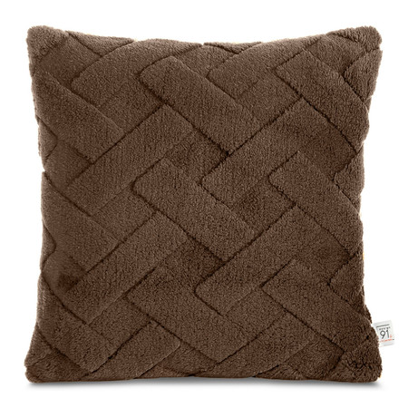 POSZEWKA DESIGN91 45 X 45 CM CIEMNOBRĄZOWY