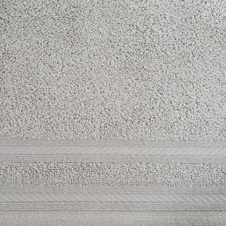 Ręcznik z ozdobną bordiurą w pasy szerokość: 70 cm, długość: 140 cm, kolor: kremowy