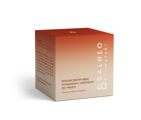 Balneokosmetyki - Biosiarczkowy krem witaminowo-odżywczy do twarzy 50ml