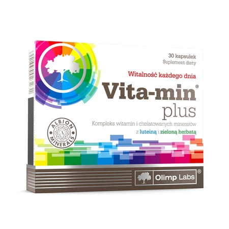 Olimp Labs Vita min plus kompleks witamin 30 kaps.  