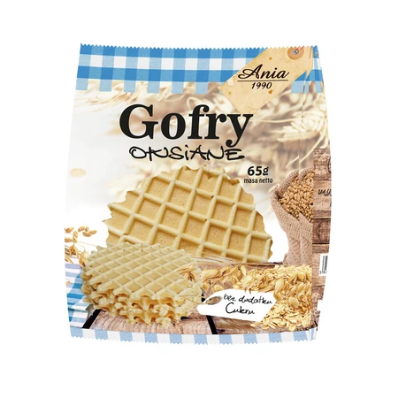 Gofry owsiane bez cukru 65 g