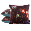 POSZEWKA VELVET 129 45 X 45 CM BORDOWY