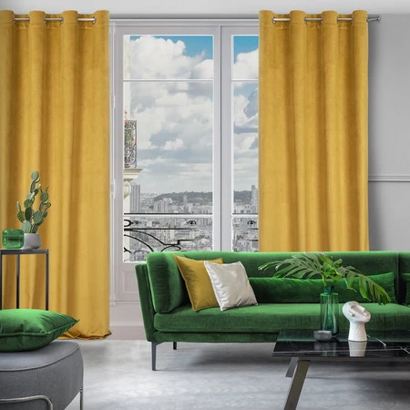 ZASŁONA GOTOWA LILI 140 X 250 CM MIODOWY