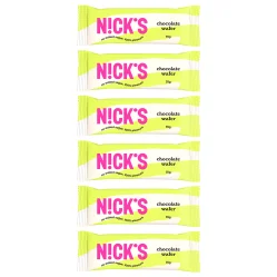 Zestaw x6 szt. N!CK'S Nicks Chocolate Wafer 40g