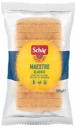 Schar − Maestro classic, chleb biały bezglutenowy − 300 g
