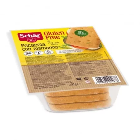 Schar − Focaccia z rozmarynem bezgl. − 200 g - KRÓTKA DATA 2025-03-20