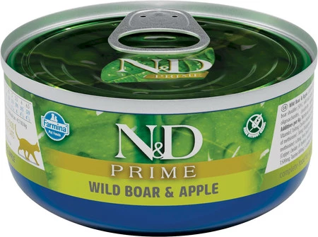 FARMINA ND CAT PRIME Wild Boar Apple Dziczyzna Jabłko 70g