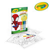 Crayola Kolorowanka dla dzieci z łamigłówkami i flamastrami Spidey i super-kumple 3+
