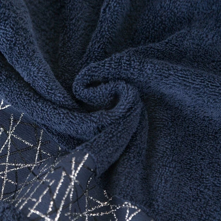 Ręcznik Nika (07), 70 x 140 cm, Granatowy