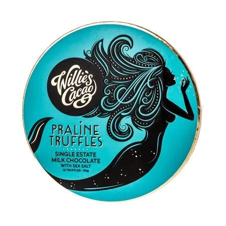 Willie's Cacao - Czekoladki - Praline Truffles Milk Chocolate with Sea Salt 110g