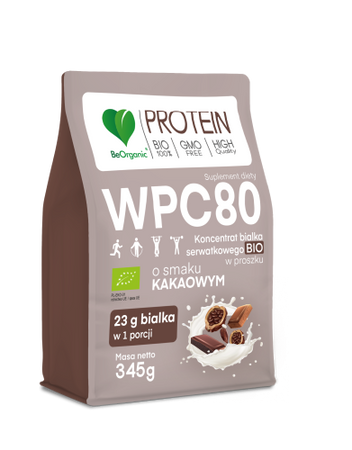 Aliness Białko serwatkowe WPC 80 Kakao BIO 345g