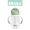 Beaba Bidon niekapek ze słomką tritanowy 300 ml Sage green