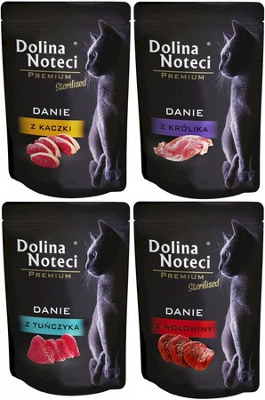 DOLINA NOTECI Premium Kot Danie z Tuńczyka PAKIET 10x85g