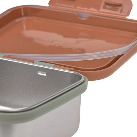 Lassig Lunchbox ze stali nierdzewnej Happy Prints karmelowy