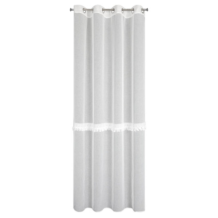 FIRANA GOTOWA ROXANA 140 X 250 CM BIAŁY