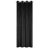 ZASŁONA GOTOWA LILI 140 X 250 CM CZARNY