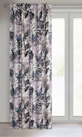 ZASŁONA GOTOWA LILIA NA TAŚMIE 140 X 270 CM BIAŁY