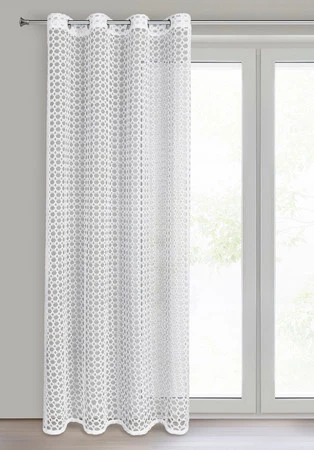 FIRANA GOTOWA CARMEN 140 X 250 CM BIAŁY