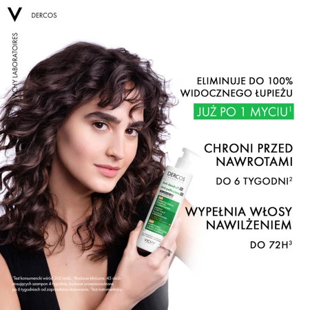 Vichy Dercos szampon przeciwłupieżowy z odżywką 2w1 390ml