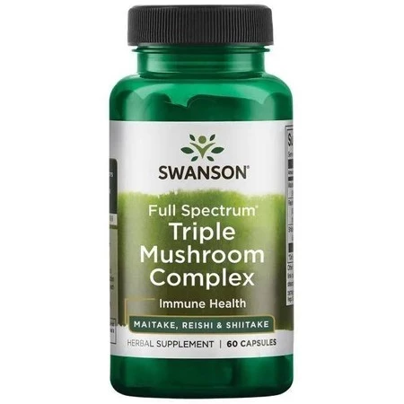 SWANSON Triple Mushroom complex 60 kaps.