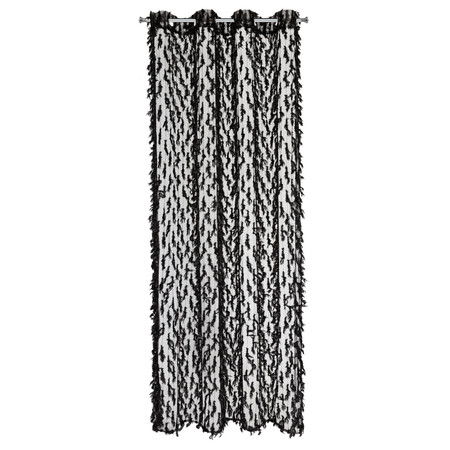 ZASŁONA GOTOWA VICTORIA 140 X 250 CM CZARNY