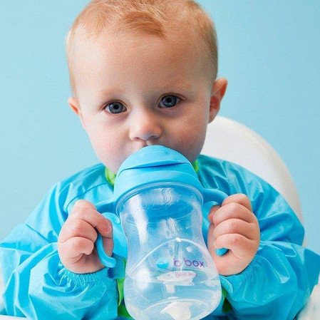 B.BOX BB00501 Bidon ze słomką 240 ml blueberry