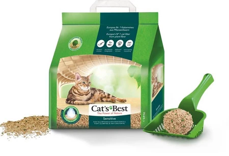 CAT'S BEST Sensitive Żwirek drewniany 20l - 7,2kg
