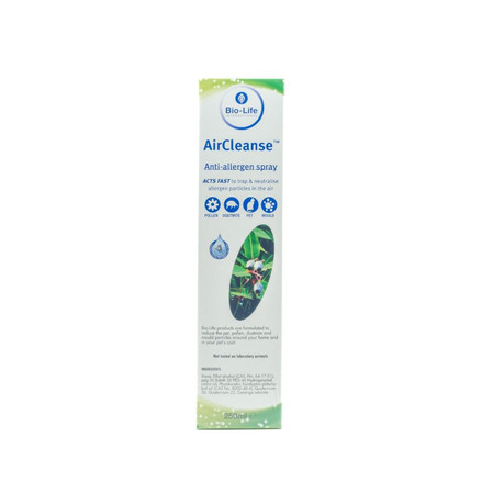 Bio-Life AirCleanse, Spray redukujący alergeny w powietrzu, 250 ml