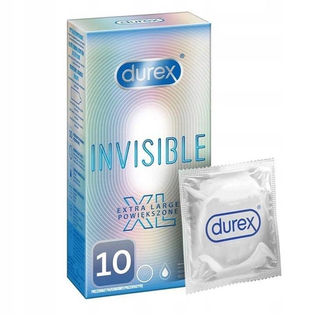 Durex Invisible Extra Large prezerwatywy 10szt