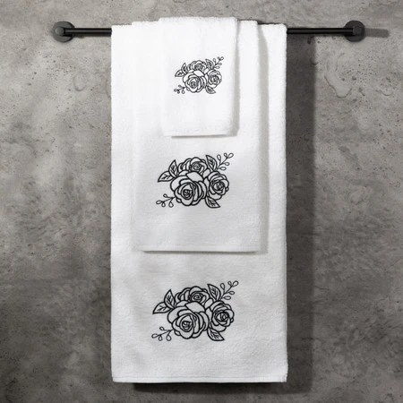 Komplet Ręczników 3 56 x 36 x 7 cm, Biały