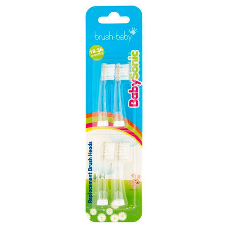 BabySonic końcówki do szczoteczki sonicznej 18-36m 4szt.