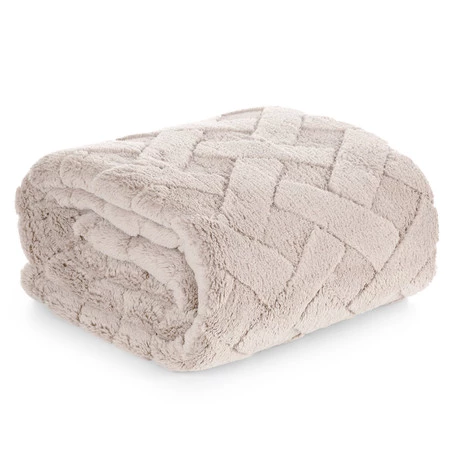 KOC D91 CARO 170 X 210 CM BEŻOWY