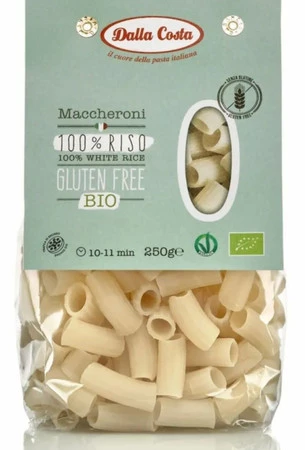 DALLA COSTA MAKARON (Z RYŻU BIAŁEGO) MACCHERONI BEZLUTENOWY BIO 250g