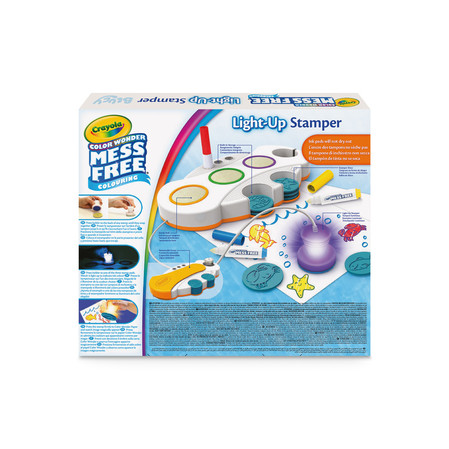 Crayola Podświetlane stemple dla dzieci niebrudzące Color Wonder Mess Free 3+
