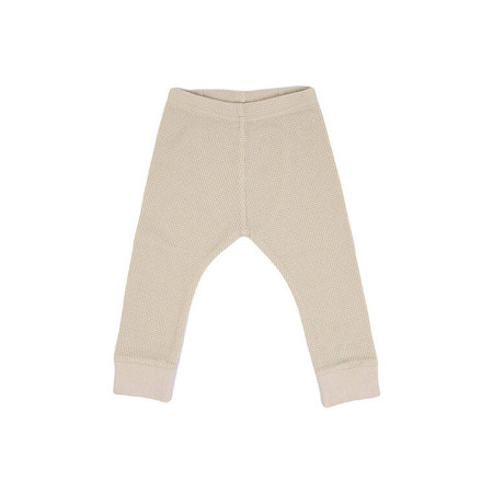 Lodger dwuczęściowa piżamka bawełniana beżowa Ciumbelle Ivory r. 86