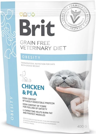 BRIT GF Veterinary Diet OBESITY Cat 400g